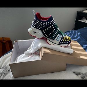 Christian Louboutin Run Flat Neoprene Spike-Sock